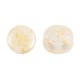 Les perles par Puca® Kalos beads Opaque white splash 03000/84401